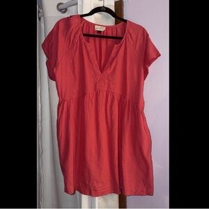 Universal Thread Hot Pink V-Neck Tunic
